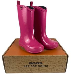 NEW Bogs Kid’s Pink Rain Boots Size 9